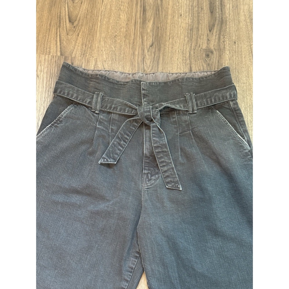 Mother Superior Denim Greaser Paperbag Pleat Jeans 30 Faded Black High Rise - Picture 9 of 15